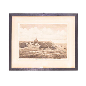 Museum Noordwijk Karel Kok, Noordwijk aan zee vanaf voormalige Seinpostduin ca. 1880