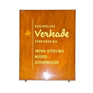 Zaans Museum Bord Verkade inpakafdeling Noord-Scharwoude