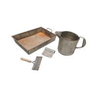 Vier chocolade gietattributen