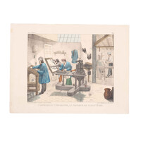 Print 'L'imprimeur typographe, le fondeur de caractères'