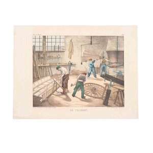 Spoorwegmuseum Prent 'Le charron'