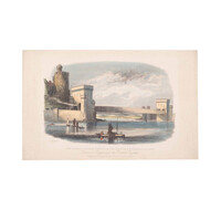 Print 'The Convay Tubular Bridge on the Chester & Holyhead Railway'