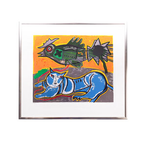 Private Collecties Corneille, 'Le chat bleu'