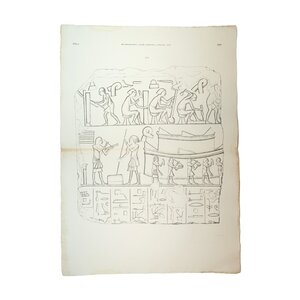 Rijksmuseum van Oudheden Lithograph relief workshop