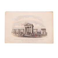 Print 'The Grand Entrance to the Metropolitan Station of the North Western Railway'