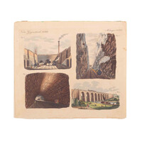 Print and French page of 'The Liverpool and Manchester Railway'