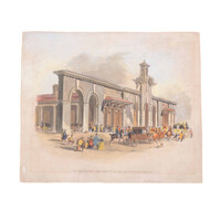 Prent 'The Bricklayer's arms terminus of the South Eastern Railway'