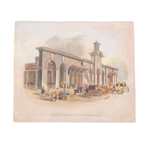 Spoorwegmuseum Prent 'The Bricklayer's arms terminus of the South Eastern Railway'