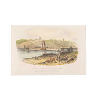 Prent 'Rye Swing Bridge, South-Eastern Railway'