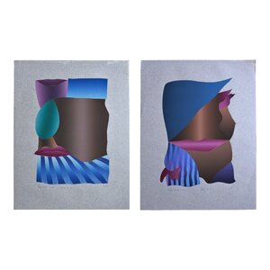 Voormalige collectie Zaanstad Wim Koster, 'Comp. nr.1', 'Comp. nr.2'