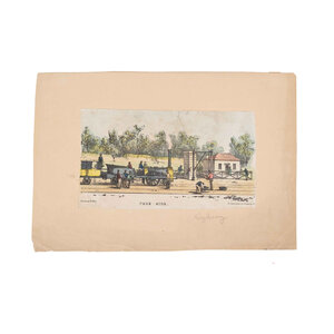 Spoorwegmuseum Prent 'Park Side'