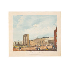 Spoorwegmuseum Prent 'Entrance into Manchester across Water Street'