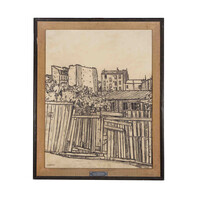 Anton Labberton, 'Straatgezicht'  / 'Huizen van de rue d'Alésia'