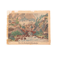 Print 'Die St. Gotthard-Eisenbahn'