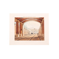 Print 'London & Birmingham Railroad. Entrance to the tunnel at Watford'