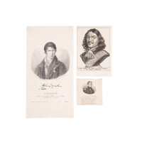 Drie portretten van mariniers