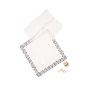 Mystery Museum Two handkerchiefs and lace work