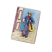 Spiegeltje met 'El músico'