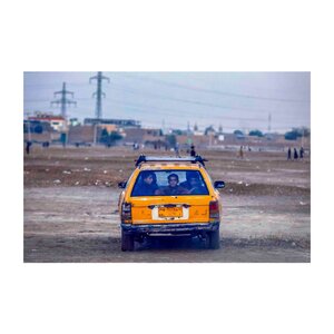 Museum Vlaardingen Hedayat Amid, 'Children in taxi'