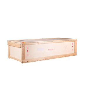 Eigen Collectie Wooden box, c. 53 x 196 x 92 cm