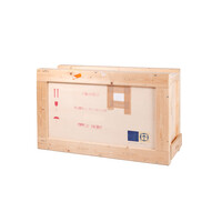 Houten kist, ca. 39 x 106 x 60 cm