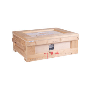 Eigen Collectie Houten kist, ca. 24 x 65 x 50 cm