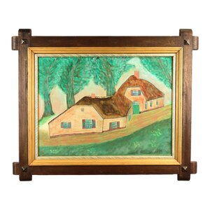 Eindhoven Museum Jan Strijbos, 'Boerderij met rieten dak uit 1890'