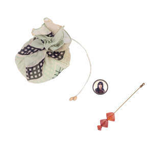 Mystery Museum Sachet, pin and brooch