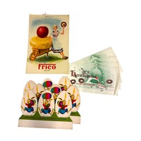 Vintage advertising material