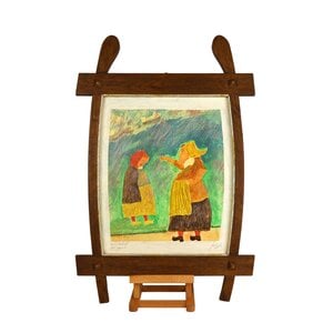 Eindhoven Museum Jan Strijbos, 'Naar school, het regent'