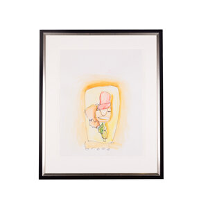 Private Collecties Herman Brood, 'Man met pet'