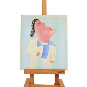 Eindhoven Museum Jan Strijbos, 'Omhoog kijkende figuur'