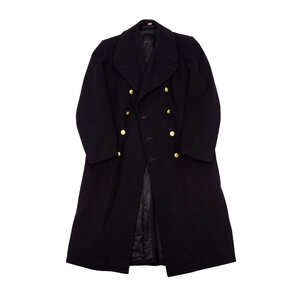 Het Scheepvaartmuseum Long navy coat, size 50