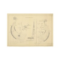 Reconstructietekening van het 'Osebergschip' (blad 5)