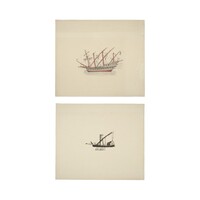 Two drawings by Cornelius Cloot Cornelisz