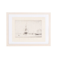 Print 'Herinnering aan de Schoonerbrik Jacqueline & Elise tijdens hare eerste inlading'