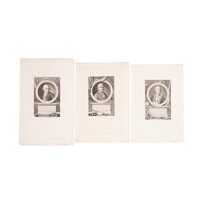 Three portraits of a Captain at Sea