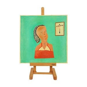 Eindhoven Museum Jan Strijbos, 'Woman with cross'