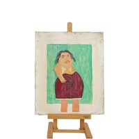 Jan Strijbos, 'Vrouw met rode rok'