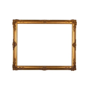 Het Scheepvaartmuseum Antieke goudkleurige lijst; ca. 63 x 78 x 6 cm