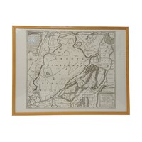 Reproduction of a map of De Groote Haarlemmer or the Leydse Meer