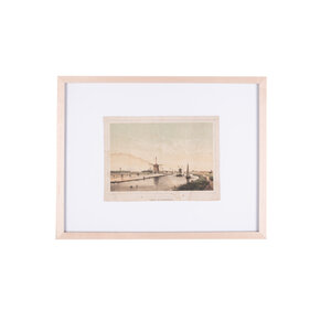 Spoorwegmuseum Print 'Gezigt op 's Gravehage', P.W.M. Trap