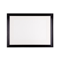 Black wooden frame; c. 59.5 x 81 x 3.5 cm