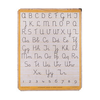 Letter chart for second and third grade