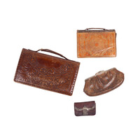 Vintage cases and wallets