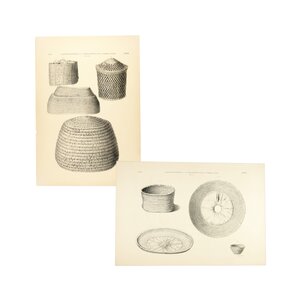 Rijksmuseum van Oudheden Litho's manden