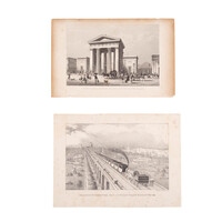 Twee prenten van Londen, Groot-Brittannië