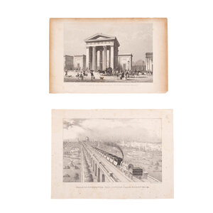 Spoorwegmuseum Two prints of London, Great Britain