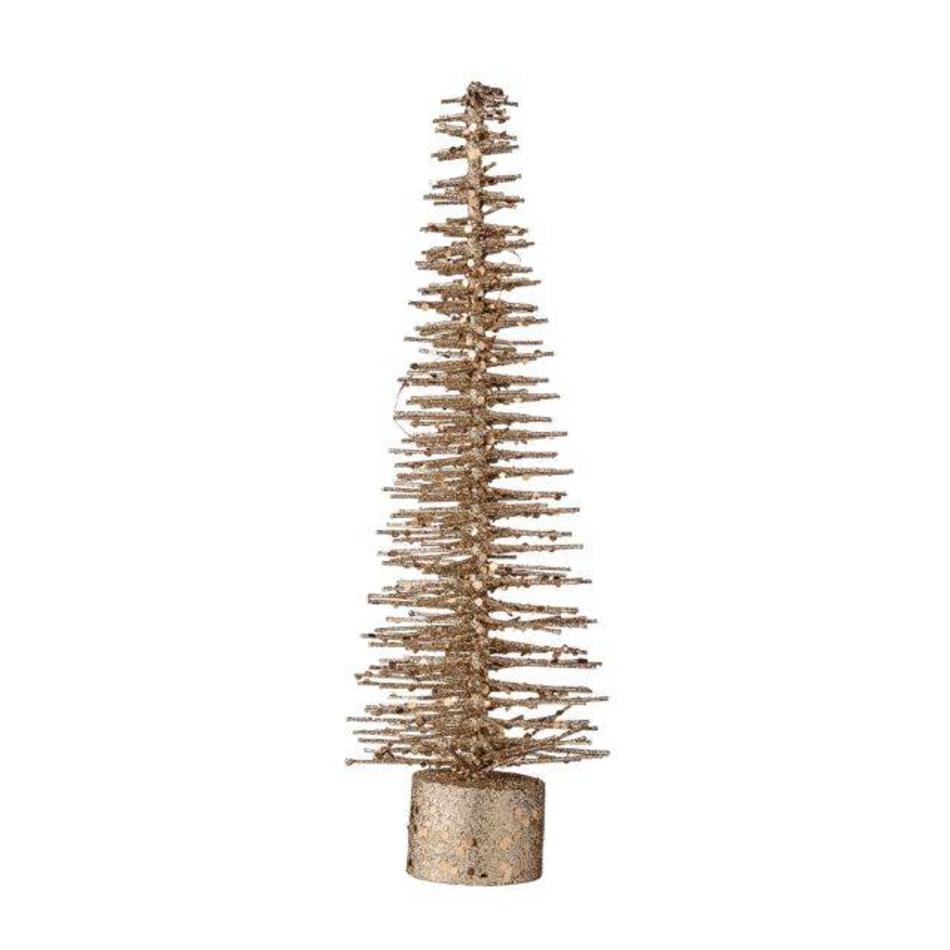 Deco christmas tree copper glitter