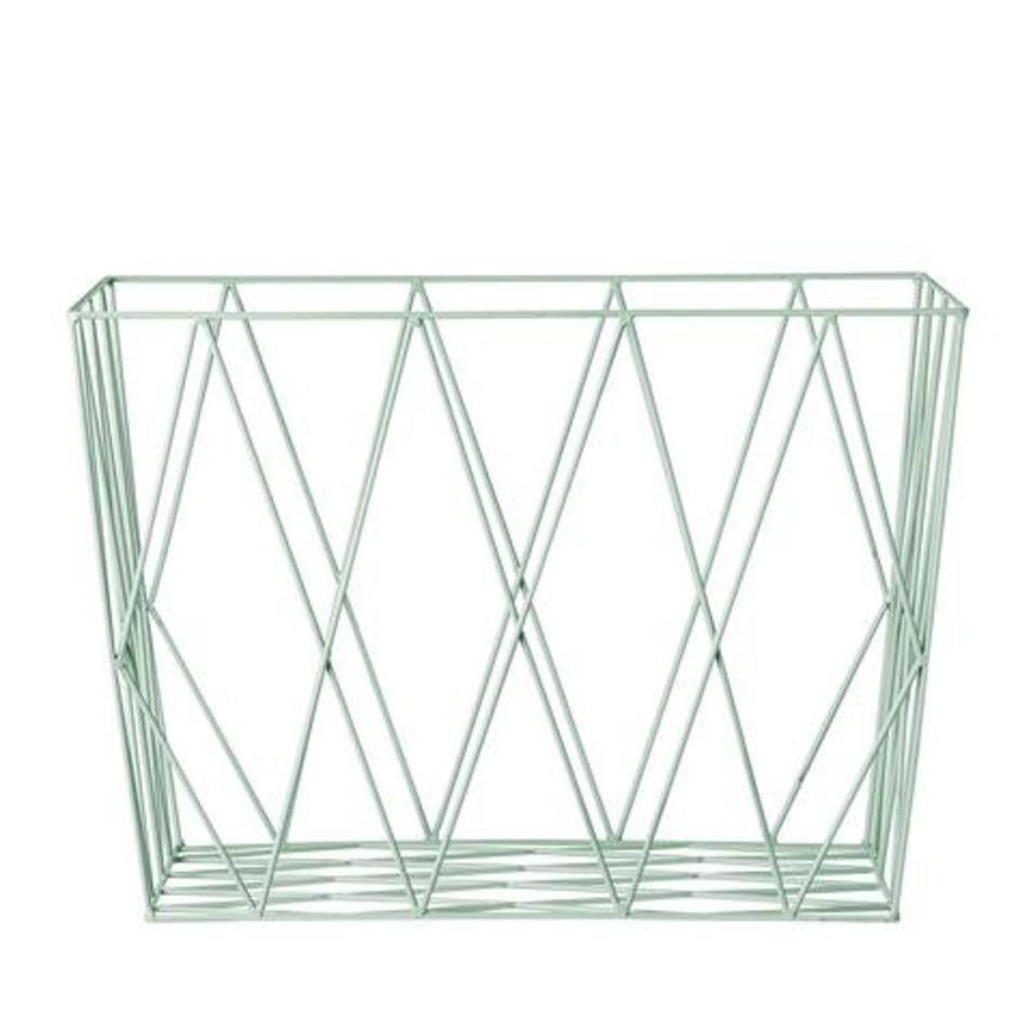 Iron storage basket mint